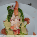 Salat von Hummer und Avocado