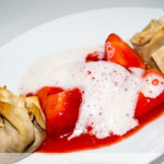mandelstrudel-erdbeerkompott mandelstrudel-erdbeerkompott