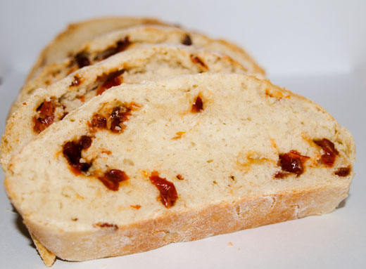 Ciabatta mit getrockneten Tomaten