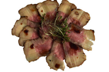 Rumpsteak Carpaccio mit Aceto Balsamico