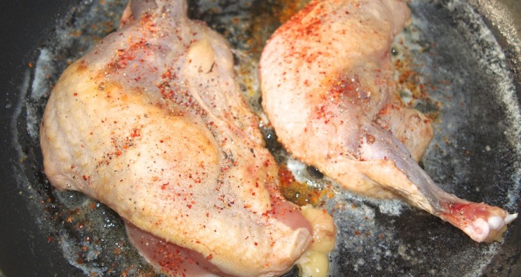 Knochen fachgerecht vom Entenschlegel-Hühnerschlegel entfernen