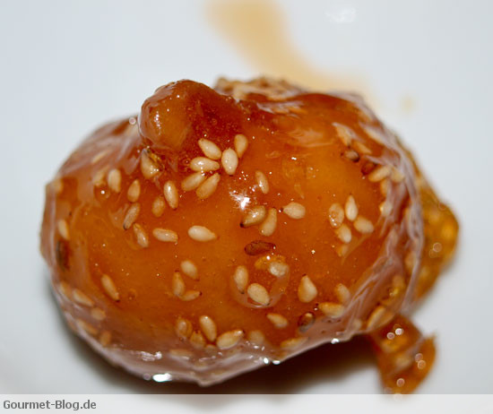 Tomaten in Sesam - Karamell - Panade - &amp;quot;Pralinchen&amp;quot;