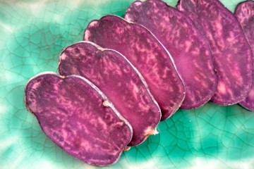 Trüffelkartoffel oder auch Vitelotte genannt