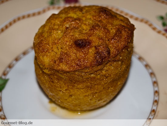 Kürbis - Soufflé mit Amaretto - Geschmack - leckeres Kürbisrezept ...