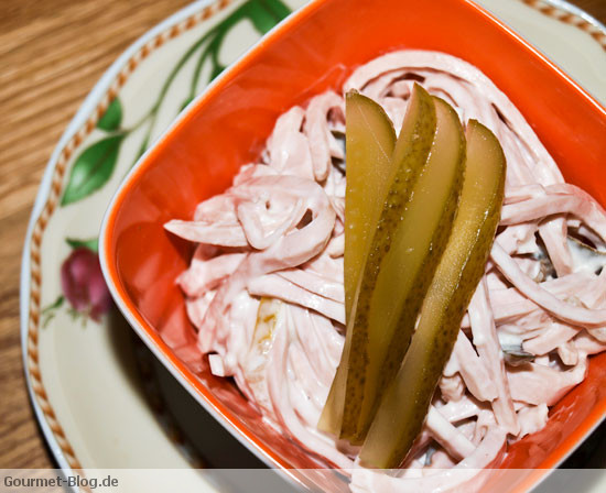 Fleischsalat - Grundrezept für leckeren Fleischsalat