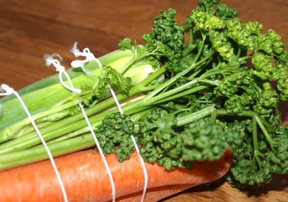 Petersilie und Suppengrün