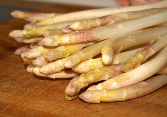 Rosa Spargel ist famos