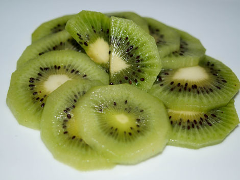 kiwi-aufgeschnitten