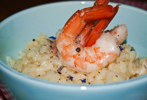 Garnelen-Risotto