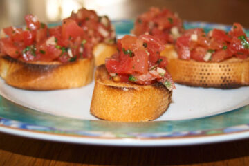 Bruschetta zuzubereiten geht ganz einfach