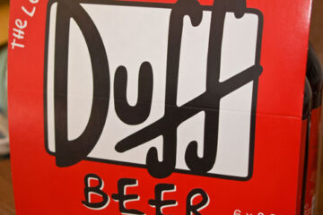 Duff-Beer ein Bier im Stile der Simpsons