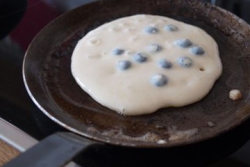 Blaubeer-Pancakes