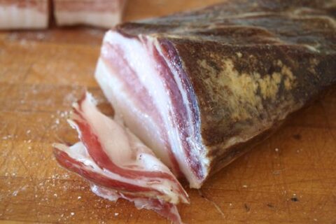 Panchetta aus Italien