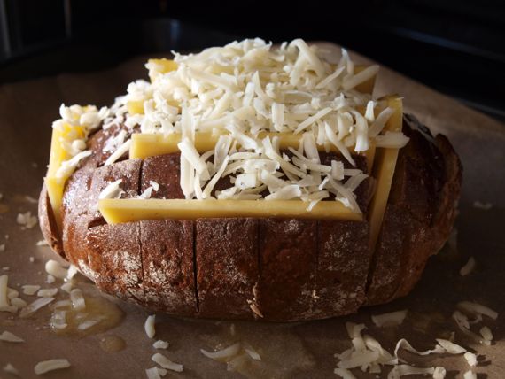 Käse-Partybrot ist lecker und fein