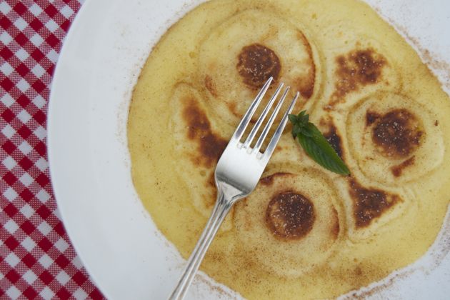 Rezept: Eierkuchen mit Apfelringen