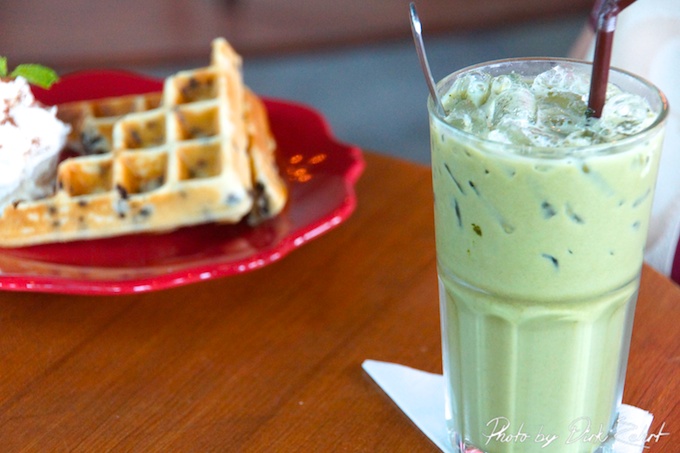 Matcha-Shake mit Baileys