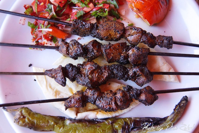 gegrillte leber