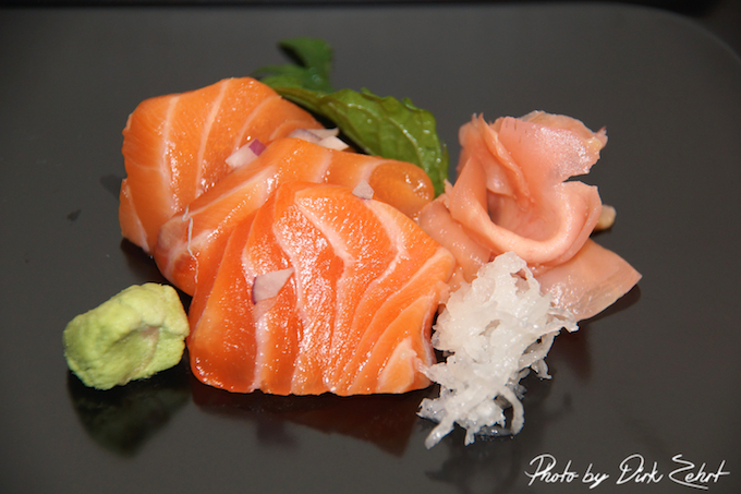 Lachs-Sashimi