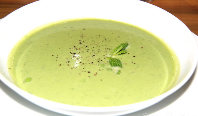 Suppe aus Gefriertrockung