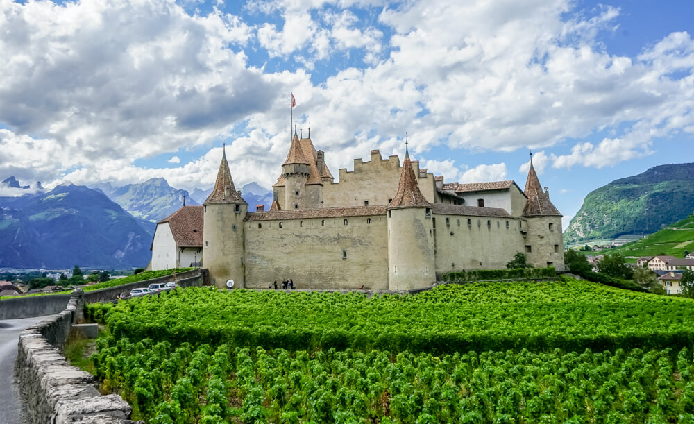 Château d’Aigle im Kanton Waadt