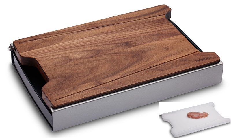 Schneidbox aus Nussbaum