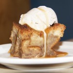Breadpudding als Nachspeise