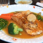 Lachs mit Gemüse