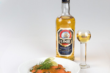 Graved Lachs mit Aquavit