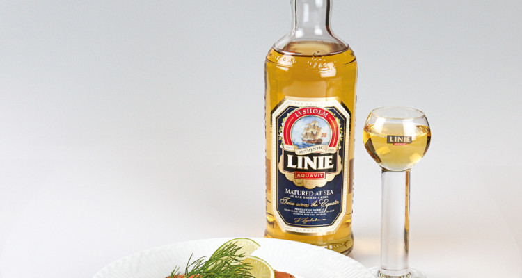 Graved Lachs mit Aquavit