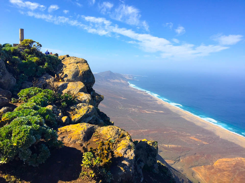 Pico de la Zarza Rundweg - Ausblick auf die schönsten Strände Fuerteventuras