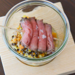 Roastbeef, Berglinsen, Kartoffel, Kürbis