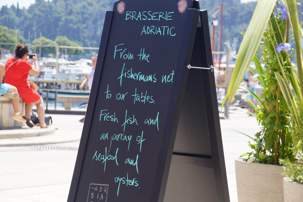 Brasserie Adriatic Schild