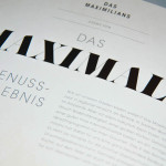 Das Maximilians - Die Speisenkarte