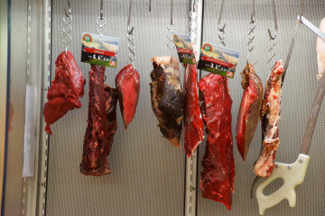 Marché de Talensac in Nantes - Abgehangenes Rind vom Besten