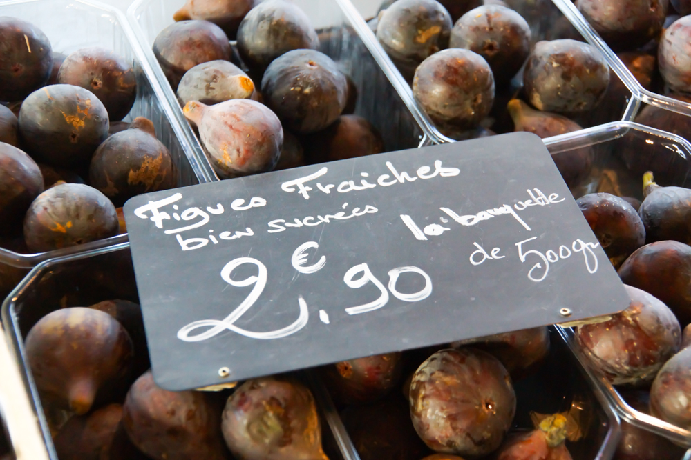 Marché de Talensac in Nantes - Frische Feigen
