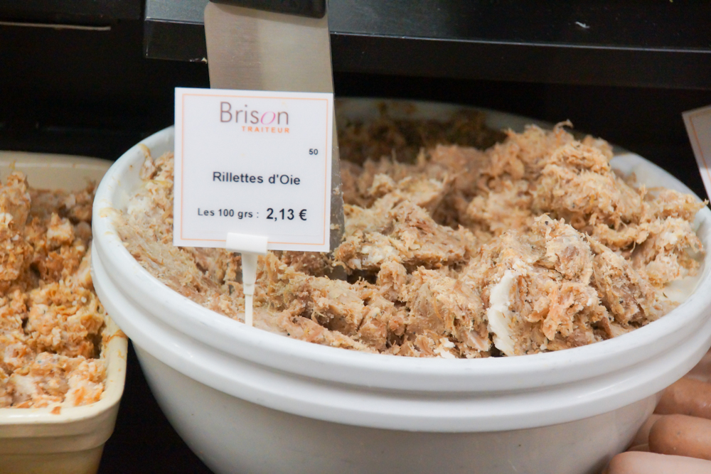 Marché de Talensac in Nantes - Gänse-Rillette