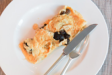 Omelett mit Steinpilzen