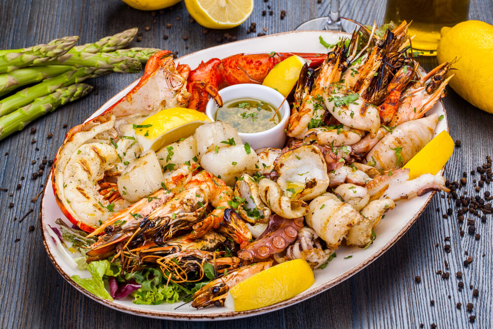 Meeresfrüchte-Platte - Typisch mediterrane Küche