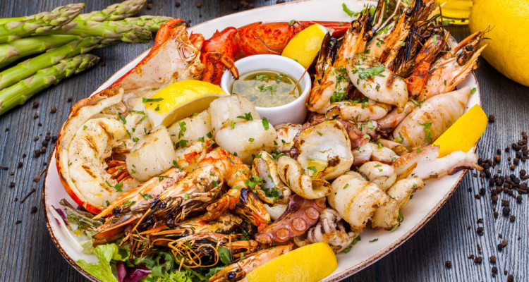 Meeresfrüchte-Platte - Typisch mediterrane Küche