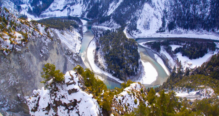 Winterwandern in Flims