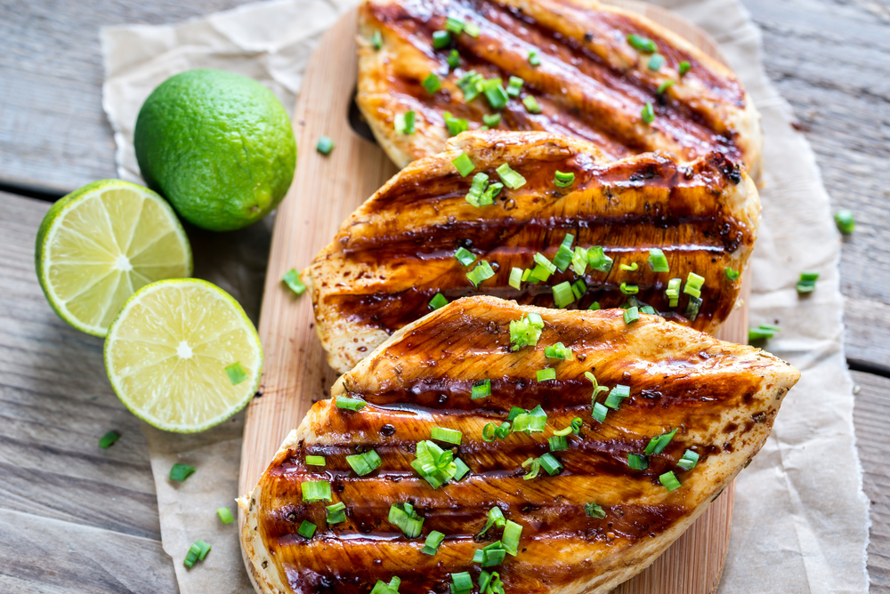 Bio-Hähnchenbrust mit Limetten-Marinade
