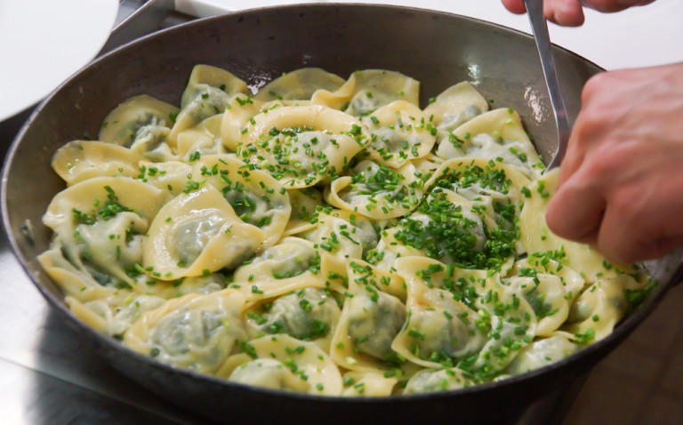 Tiroler Schlutzkrapfen - Rezept, Anleitung mit Bildern!