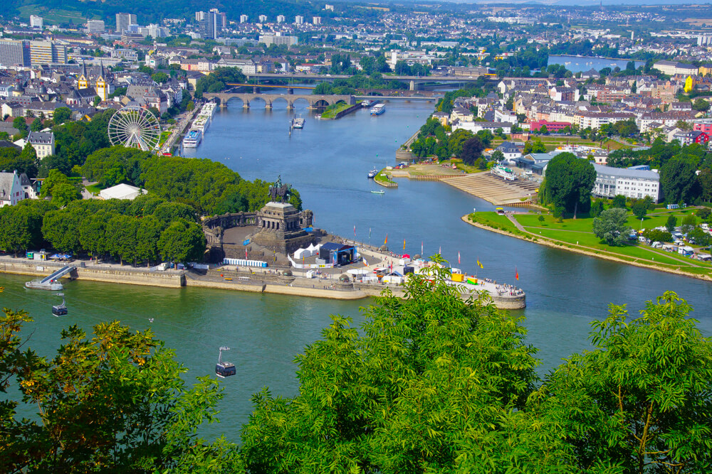 Arosa Flussskreuzfahrt zum Deutschen Eck