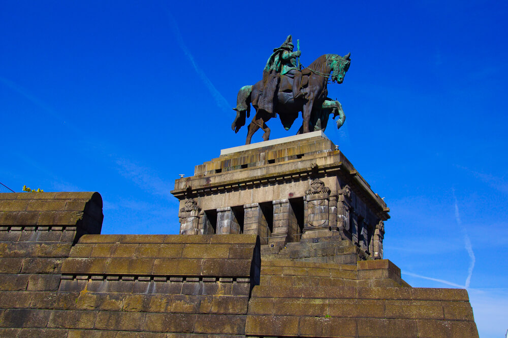 Reiterstandbild des ersten Deutschen Kaisers Wilhelm I.