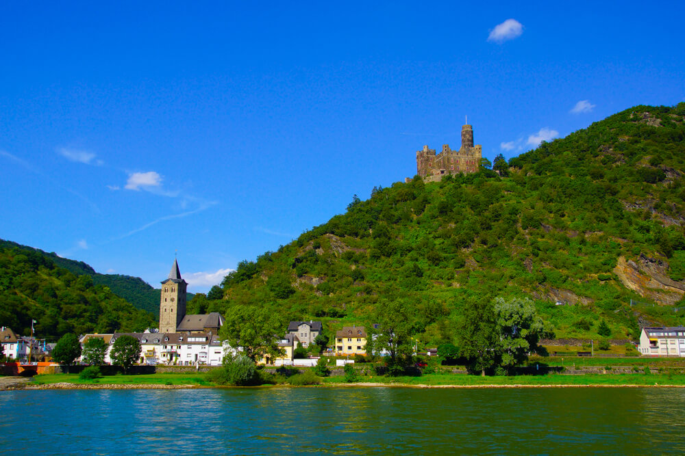 Wunderschöne Rheinlandschaft aus anderer Perspektive