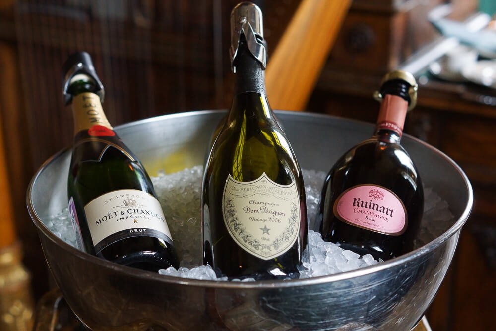 Café Pushkin, Moskau - Champagner Auswahl