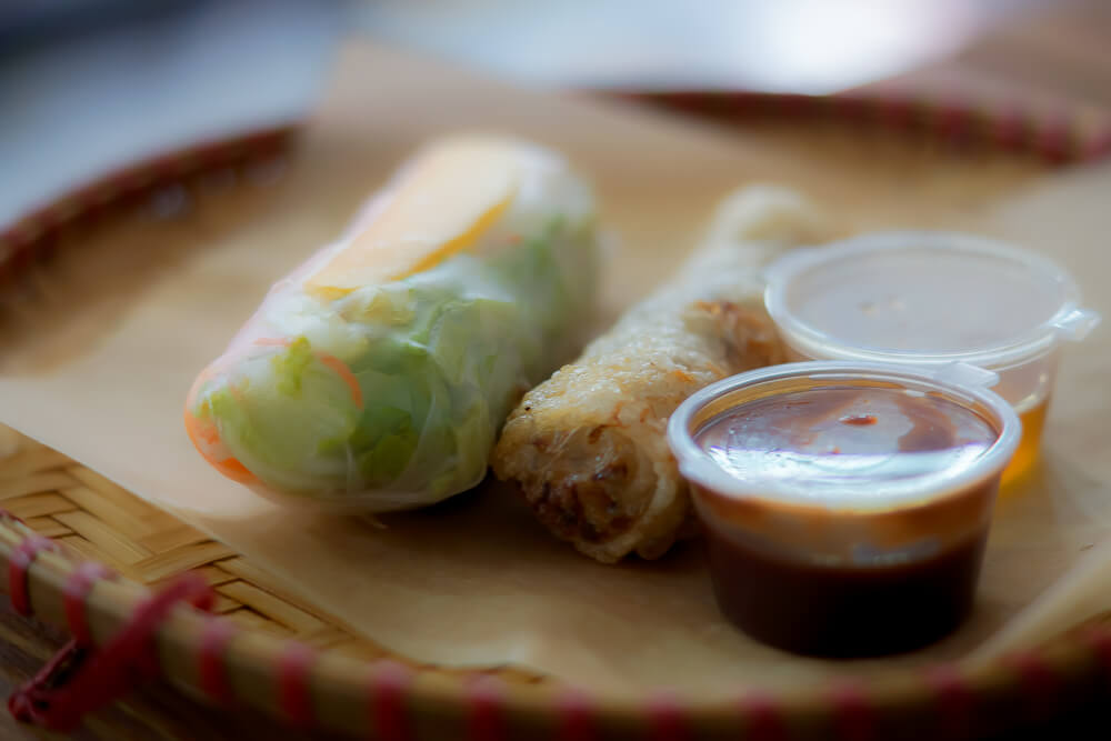Frühlingrollen mit Dip