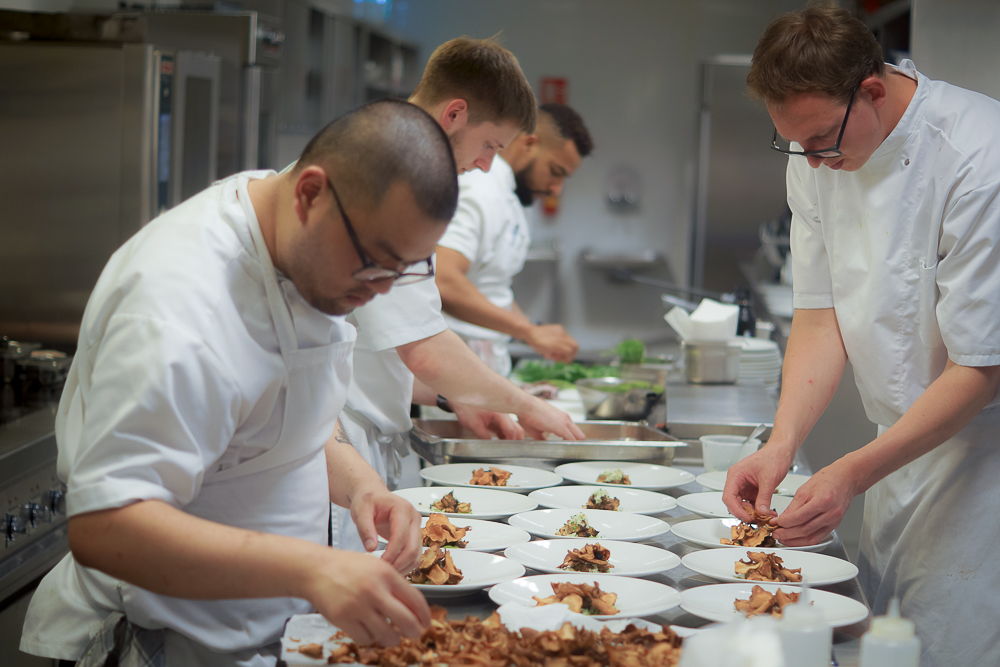 Restaurant Lysverket Bergen - In der Küche
