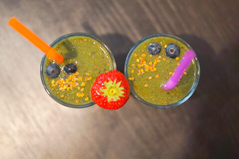 Bananen-Spinat-Smoothie
