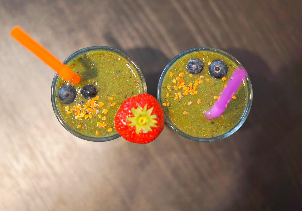 Bananen-Spinat-Smoothie